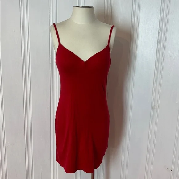 ZARA Red Crochet Dress + Slip Dress Set, 2-in-1 Summer Boho Feminine Size Small - Picture 12 of 16